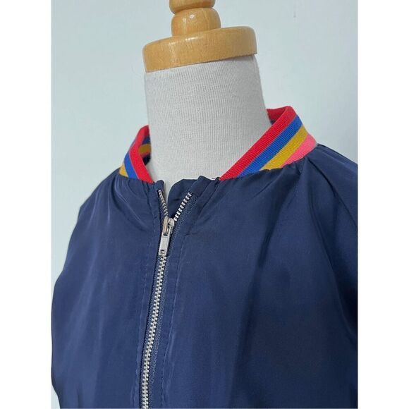 COTTON ON KIDS Girls 7/8 Removable Hooded Bomber Jacket Coat - Picture 8 of 11